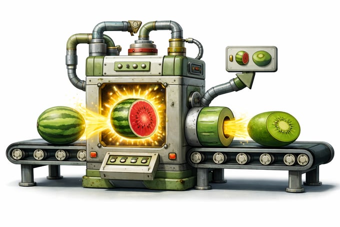 Watermelon to kiwi transformation machine (1)