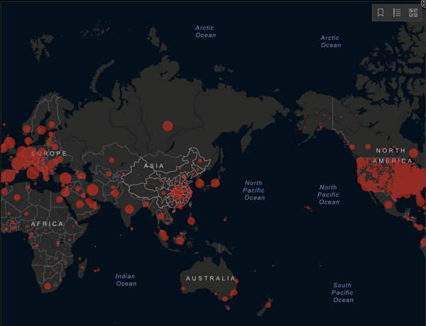 covid world map covid world map